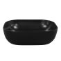 Sink – Porcelain – Rectangular – Matte Black - 20'' x 16'' x 5 1/2''