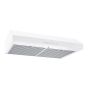 Hotte sous armoire, Glacier, 490 CFM, blanc, 30"