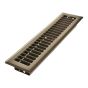 Registre de plancher, chocolat, 2 1/4" x 12"