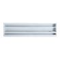 Marche en aluminium, blanc, 11" x 48"