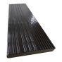 Marche en aluminium, noir, 11" x 48"