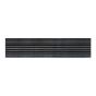 Marche en aluminium, noir, 11" x 48"