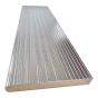 Marche en aluminium, anodisé, 11" x 42"