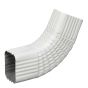 Gutter Elbow B - Aluminum - White - 2" x 3"