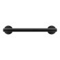 Barre d’appui, noir mat, 16"