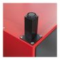 Utility Sink With Cabinet – Black-Red - 24"