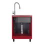 Utility Sink With Cabinet – Black-Red - 24"