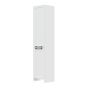Armoire de rangement, Heritage, blanc mat, 16" x 75" x 14"
