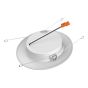 Recessed Light – LED – Retrofit – White - 6" - 5CCT – 4/pkg