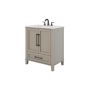 Meuble-lavabo Colter, 30", greige