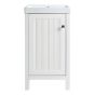 Meuble-lavabo Isadora, 18", fini blanc