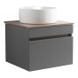 Bassano Vanity - 20" - Grey Finish