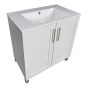 Meuble-lavabo Lagoa, 30", fini blanc
