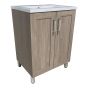 Meuble-lavabo Lagoa, 24", fini bois