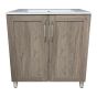 Meuble-lavabo Lagoa, 30", fini bois