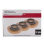 Toilet Wax Ring – With Flange – 3/Pkg