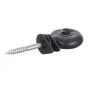 Isolateur annulaire, pour poteau en bois, noir, 25/pqt