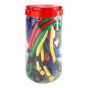 Sangles extensibles, multicolores, 12/pqt