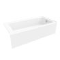 Alcove Bathtub - Emra - 30" x 60" x 15" - Acrylic - Right-Hand Outlet