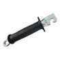 Insulated Heavy Duty Gate Handle, Rubber, Black