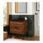 Meuble-lavabo, 2 tiroirs, 30", fini noyer