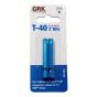 Embout, Star Drive, T-40, bleu, 2", 2/pqt