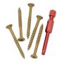 Deck Screws - #8 x 1-1/2" - Climatek+ Coated - 2700/Pkg