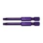 Embouts de 2 po T-20, mauve, paq. de 2