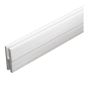 H-Channel Moulding for Lattice or Privacy Panels – PVC – White – 8’