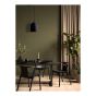 Luminaire suspendu Cimentia, 6", noir mat