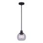 Luminaire suspendu Esffera, 7", noir