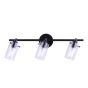 Deleska Wall Light – 3 Lights – Black