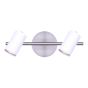 Kardey Wall Light – 2 Lights – 15" – Black-Brushed Nickel