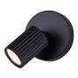 Flushmount – 1 Bulb – Bastellica – Black - 5"