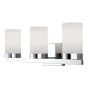 Vanity Wall Light – 3 Bulbs – Fideka – Chrome - 23"