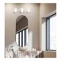 Vanity Wall Light – 3 Bulbs – Fideka – Chrome - 23"