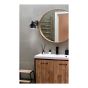 Vanity Wall Light – 1 Bulb – Temarra – Black – 6"