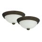 Flushmount - Xion – Bronze – 11” – 2/pkg