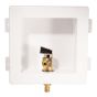 Ice Maker Box Valve – White - 1/2 PEX 1/4 COMP