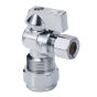 Supply Stop - Vertical - 5/8" COMP x 3/8" COMP - Brass