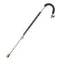 Torche extérieure de Jardin, noir/argent