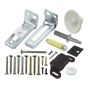 Ensemble de quincaillerie pour porte pivot, zinc