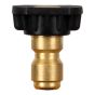 Buse, connexion rapide, savon, 65D, noir, 5 000 PSI max
