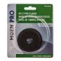 Split Pipe Flange, Matte Black
