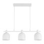 Luminaire suspendu, 3 lumières, Floki, blanc, 60 cm