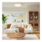 Flushmount – LED – Kalix – White-Wood - 11"