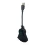Minuterie intelligente extérieure, Wi-Fi, 3 prises, noire