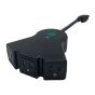 Minuterie intelligente extérieure, Wi-Fi, 3 prises, noire