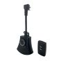 Outdoor Timer with Remote Control – 3 Outlets – Black