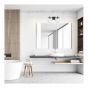 Vanity Wall Light – 2 Bulbs – Black